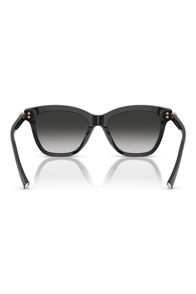 54mm Gradient Square Sunglasses, Alternate, color, BLACK / GREY GRADIENT