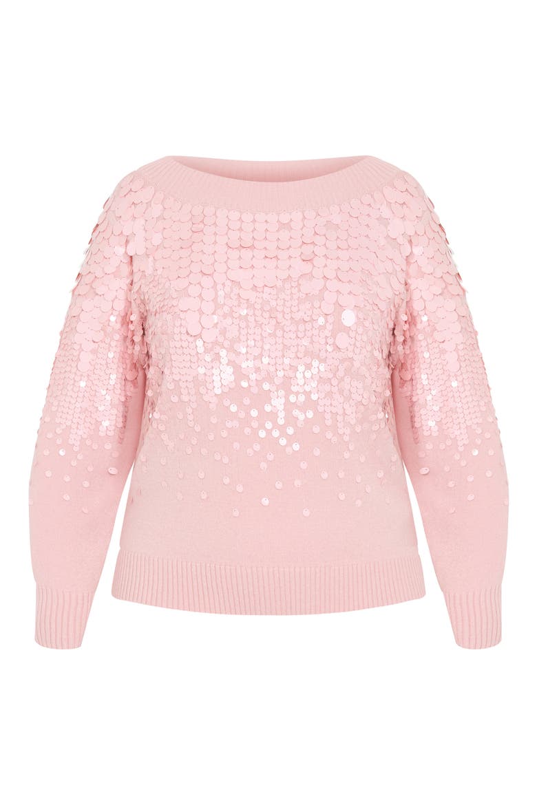 Braylin Embellished Sweater, Alternate, color, BLUSHING BRIDE