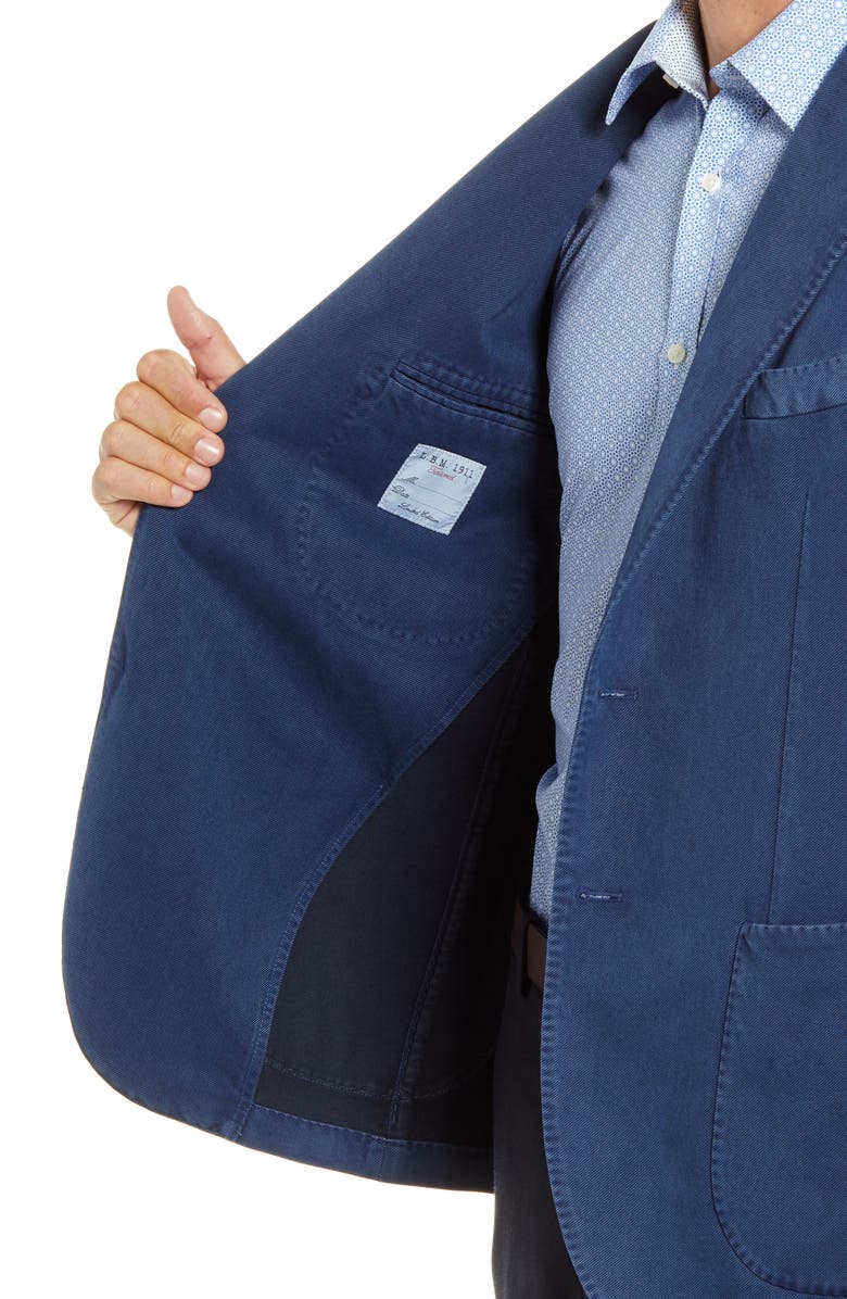L.B.M. 1911 Trim Fit Solid Cotton Sport Coat, Alternate, color, 