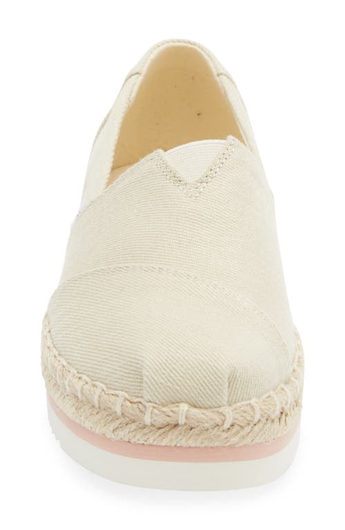 TOMS TOMS ALPARGATA PLATFORM ESPADRILLE