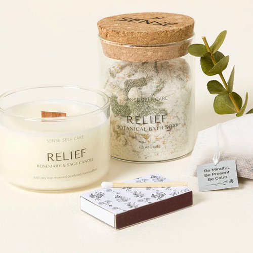 Uncommon Goods Soothing Eucalyptus Meditation Bath Set By Sense Self Care In Multi