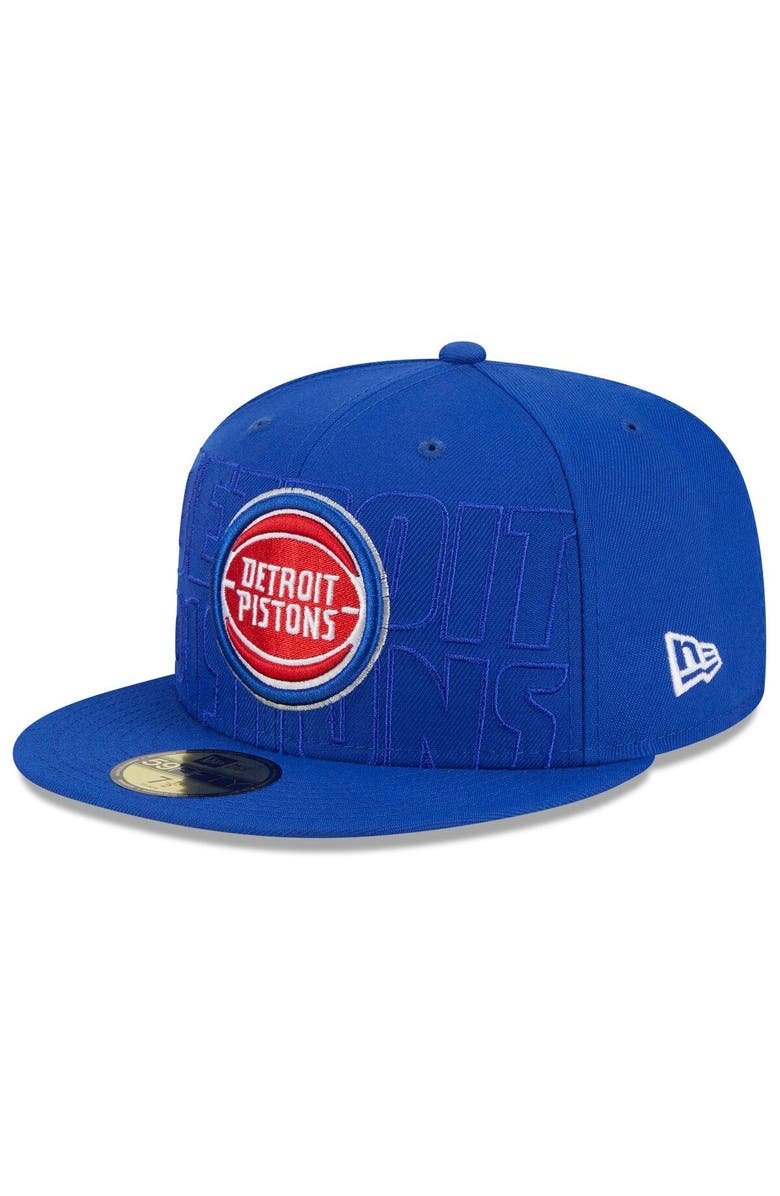 New Era Men's New Era  Blue Detroit Pistons 2023 NBA Draft 59FIFTY Fitted Hat, Main, color, 