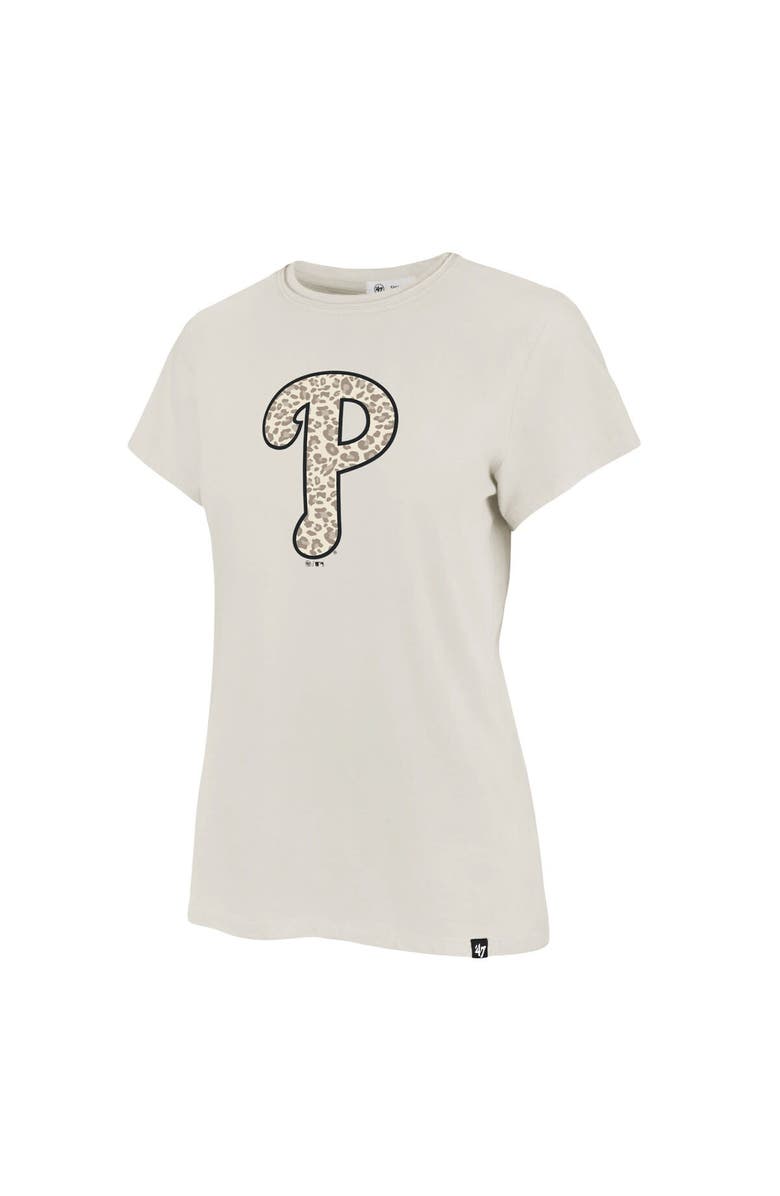 '47 Women's '47 Oatmeal Philadelphia Phillies Imprint Frankie T-Shirt, Alternate, color,