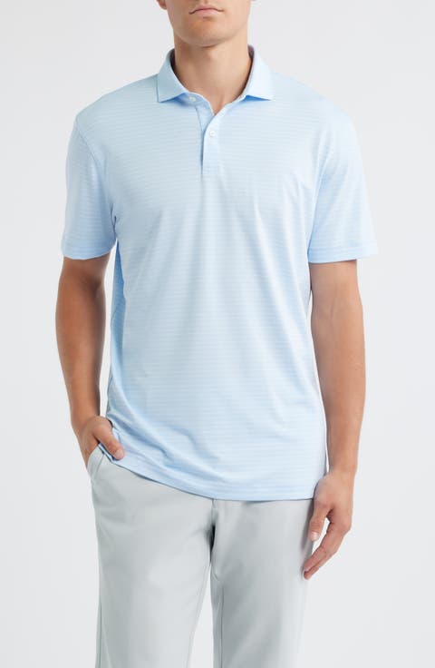 Beau Stripe Performance Polo