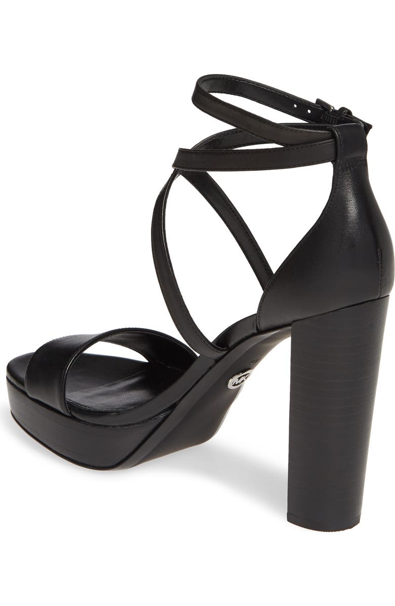 MICHAEL Michael Kors Charlize Strappy Platform Sandal, Alternate, color,
