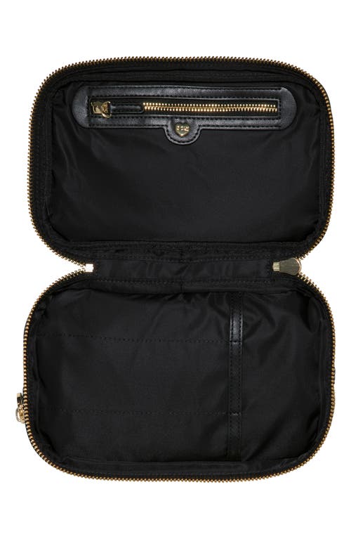 Stoney Clover Lane Double Zip Pouch In Noir