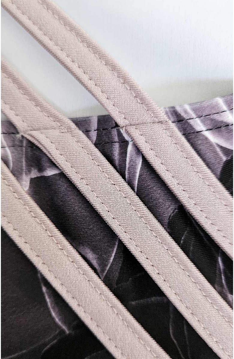 Destira Midnight Bloom Leotard, Alternate, color, Midnight Bloom