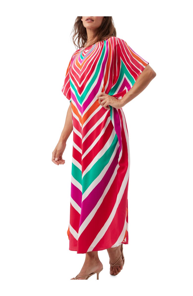 Trina Turk Jalani Maxi Caftan Dress, Alternate, color, Multi