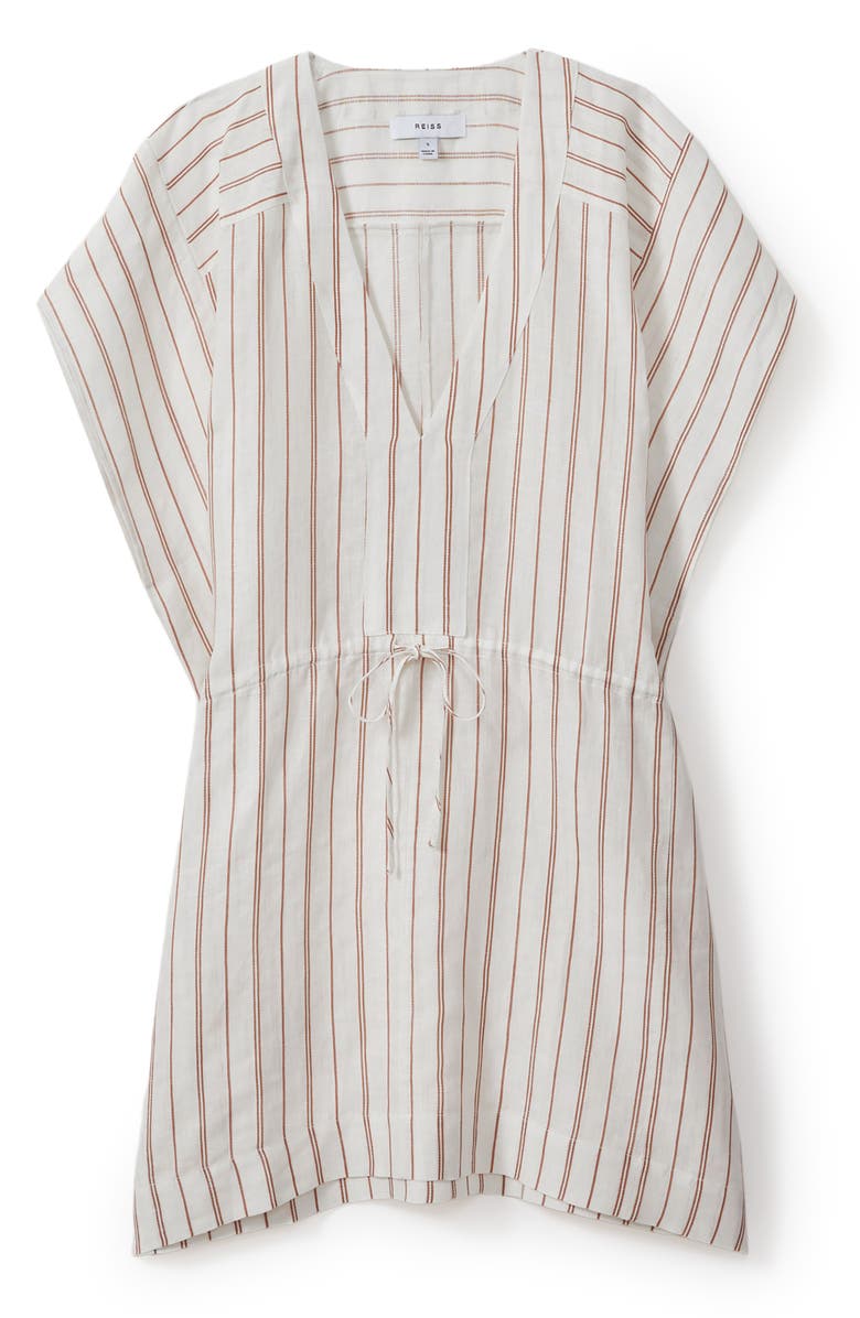 Reiss Romy Linen & Cotton Cover-Up Tunic, Alternate, color, 