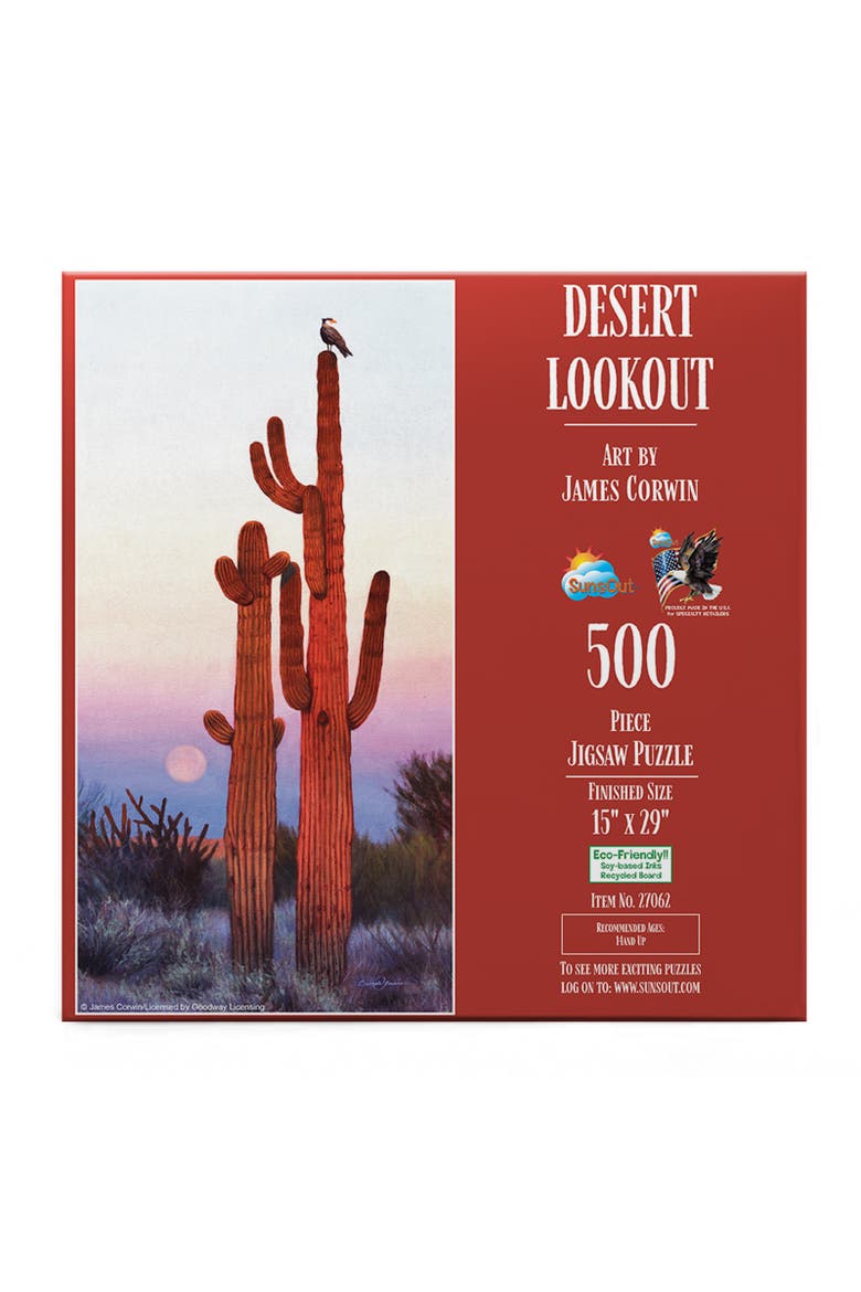 Desert Lookout 500 piece Jigsaw Puzzle for Adults, Alternate, color, Multicolor