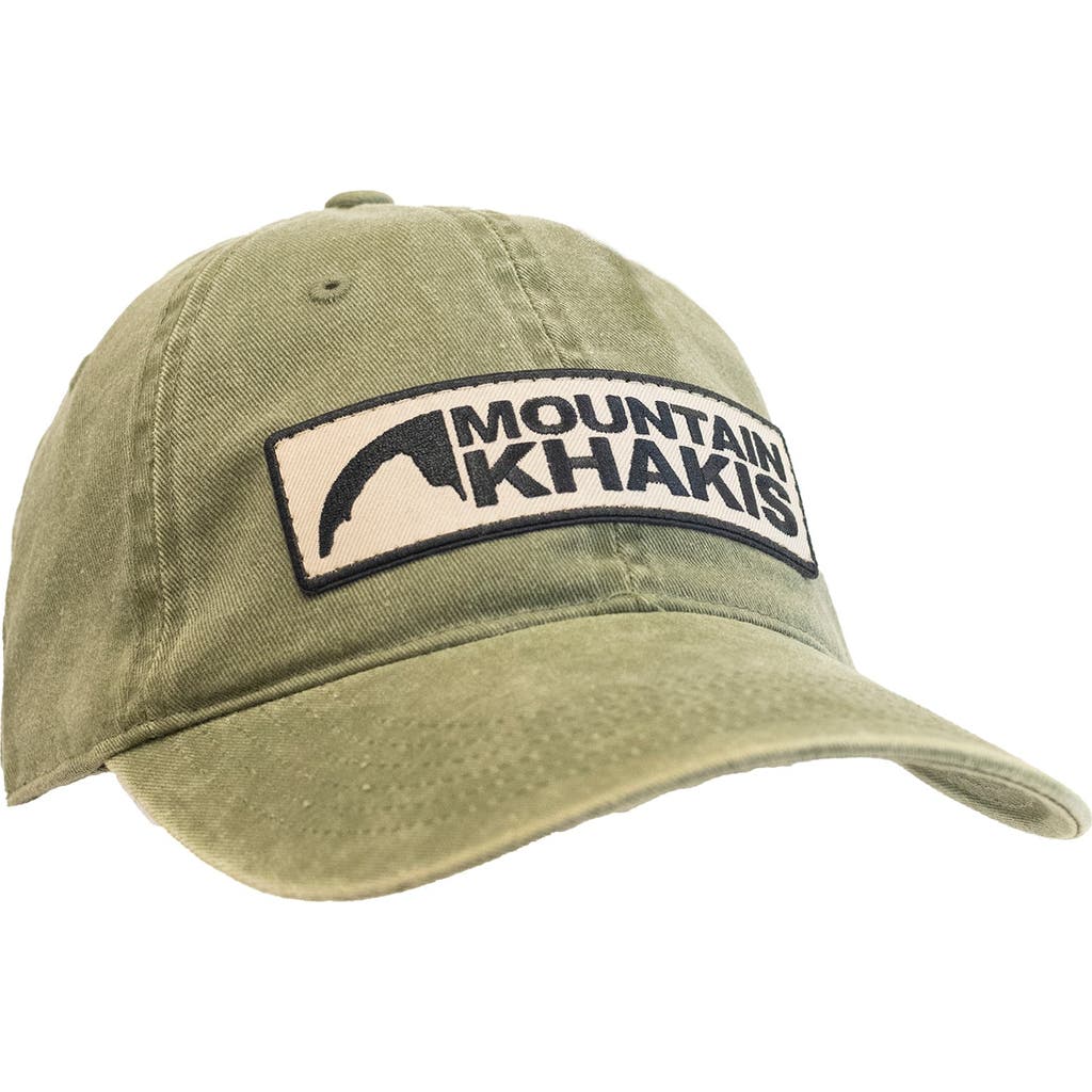 MOUNTAIN KHAKIS MOUNTAIN KHAKIS EXTENDED LOGO HAT