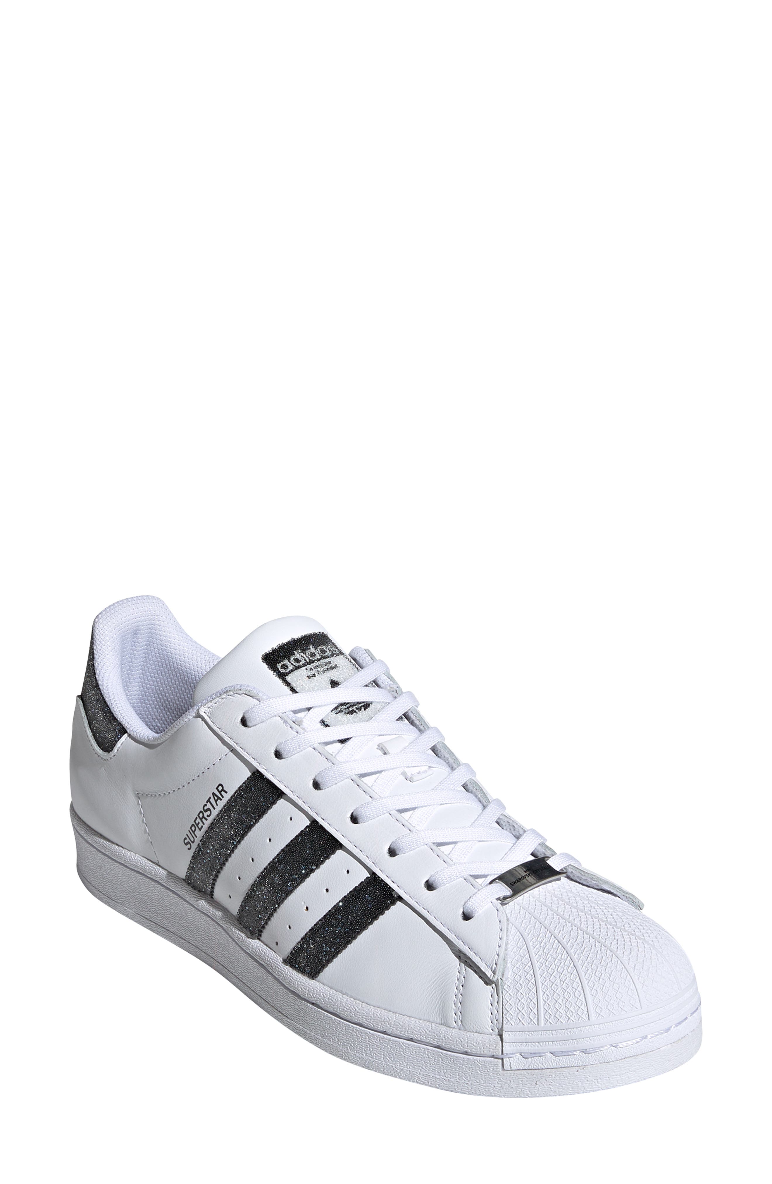 adidas x Swarovski<sup>®</sup> Superstar Sneaker, Main, color, 
