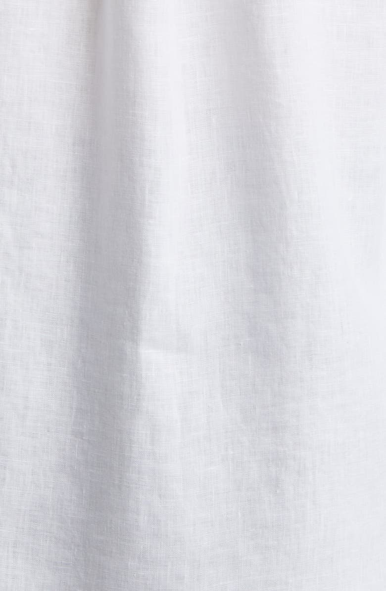 Vince Linen Button-Up Shirt, Alternate, color, Optic White