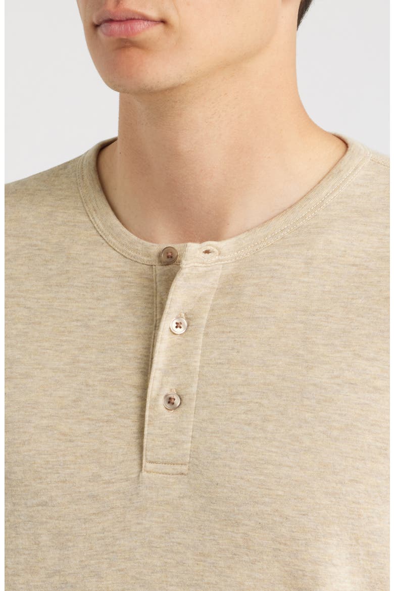 Long Sleeve Pima Cotton & Modal Henley, Alternate, color, TERRAPIN