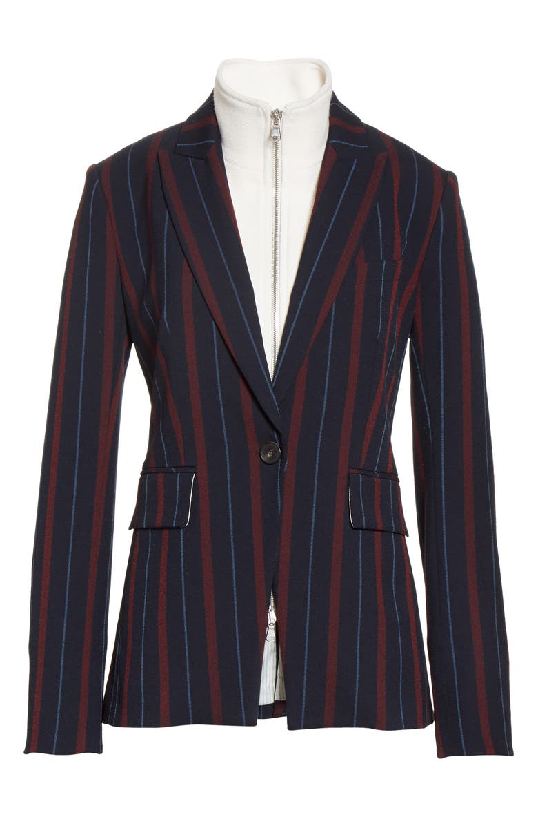 Veronica Beard Carter Cutaway Jacket with Removable Dickey, Alternate, color, 