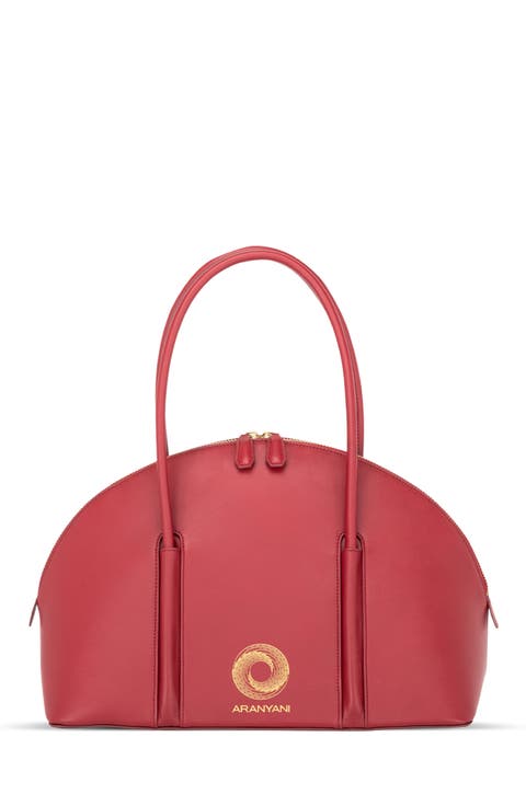 Kiko Monogram Debossed Top-Handle Bag