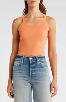 Re/Done Rib Crop Tank