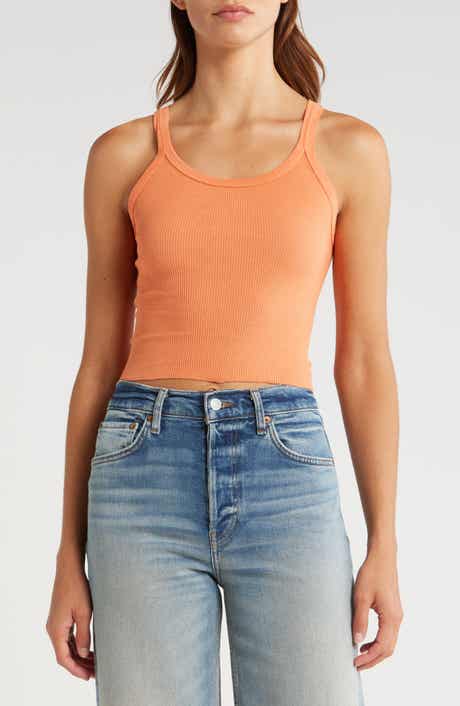 Re/Done Rib Crop Tank