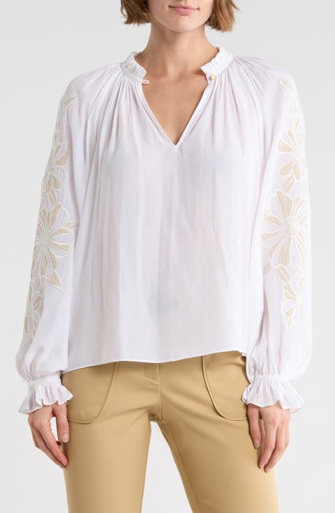 Nelida Embroidered Top
