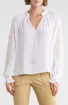 Ramy Brook Nelida Embroidered Top