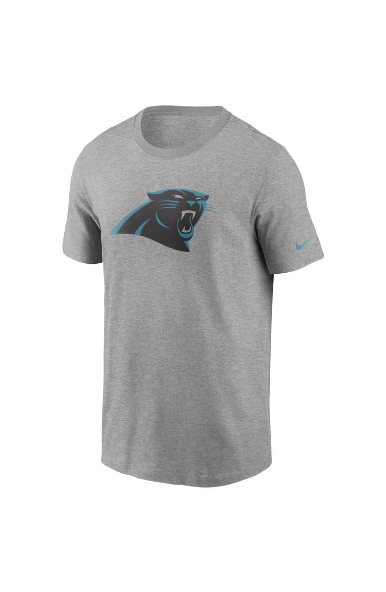 Nike Men's Nike Heathered Gray Carolina Panthers Primary Logo T-Shirt, Alternate, color, Heather Gray