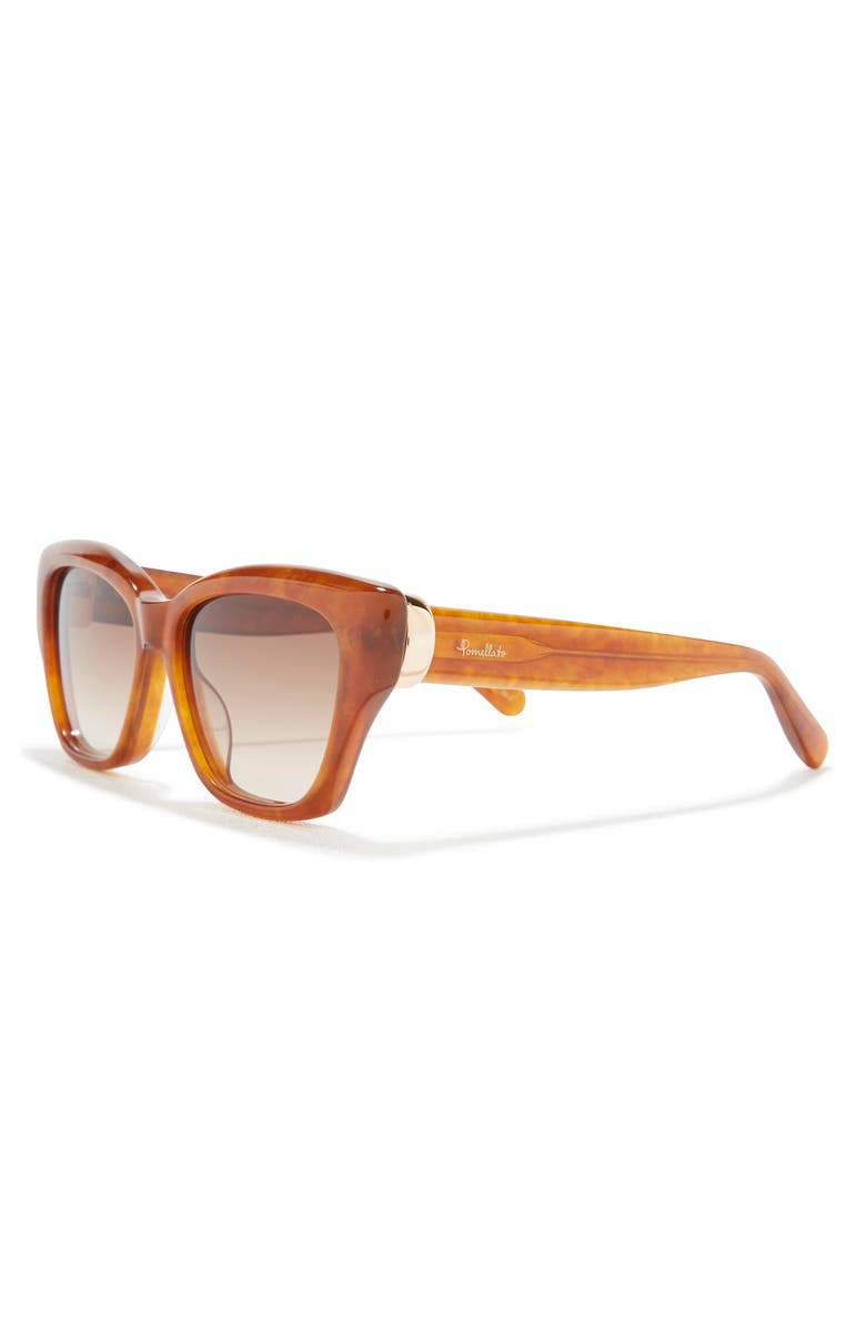 Pomellato 53mm Novelty Square Sunglasses, Alternate, color, 