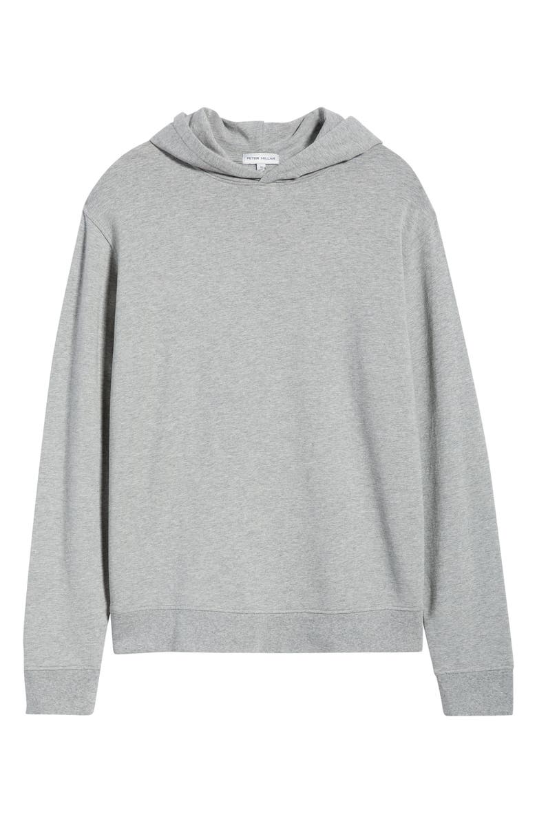 Peter Millar Oasis Organic Cotton Blend Hoodie, Alternate, color, Gale Grey