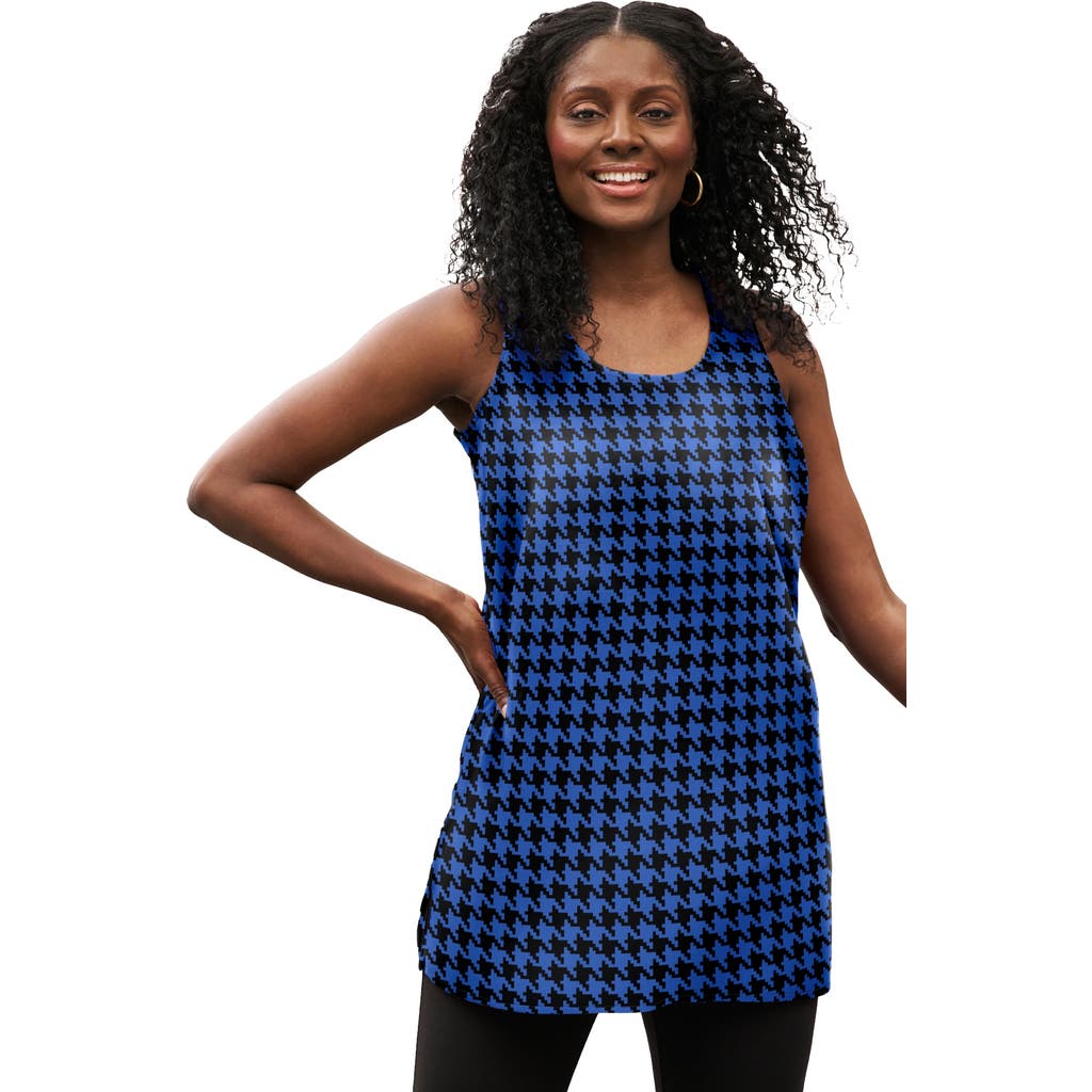 Jessica London Georgette Tunic Tank In Pattern