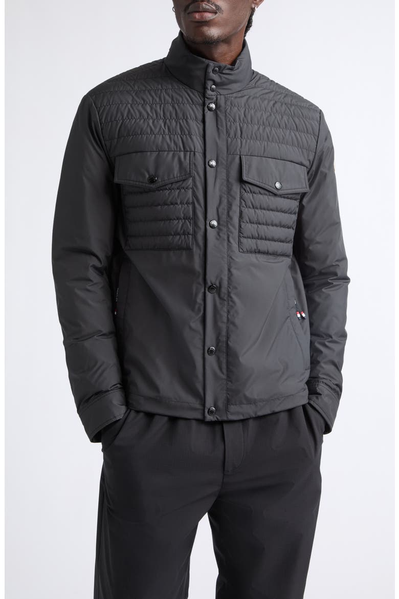 Vnorviane Quilted Down Jacket, Main, color, BLACK