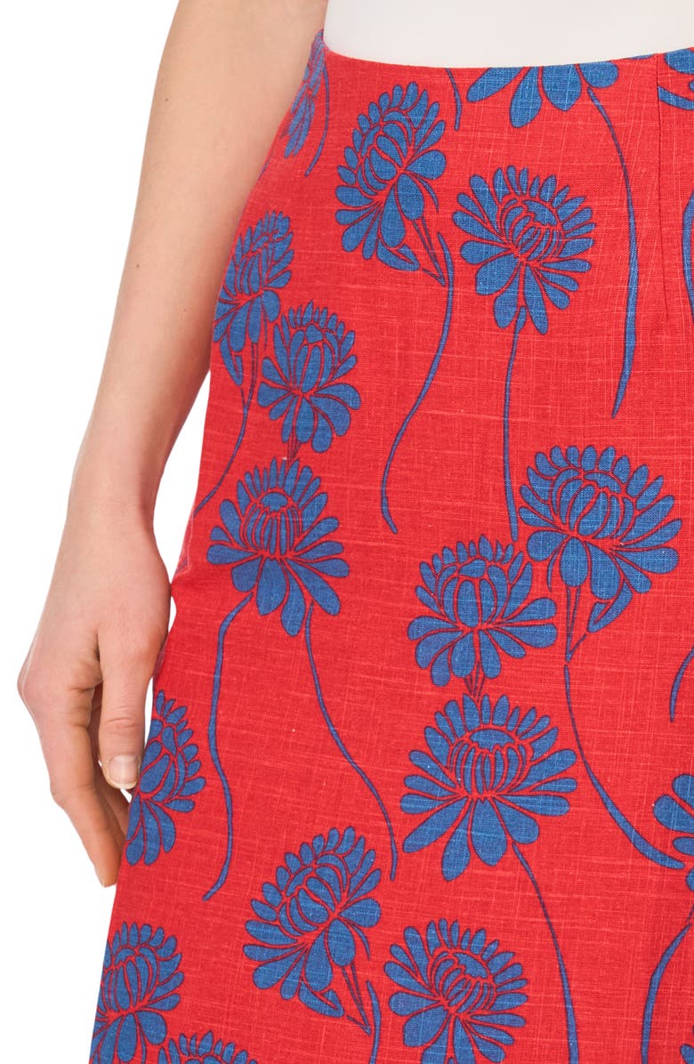 1.STATE Column Midi Skirt, Alternate, color, Aura Orange