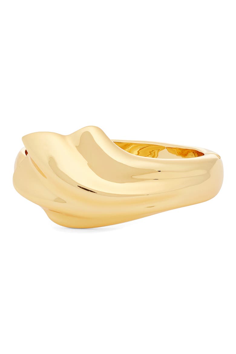 Lydia Hinged Cuff Bracelet, Main, color, HIGH POLISH GOLD