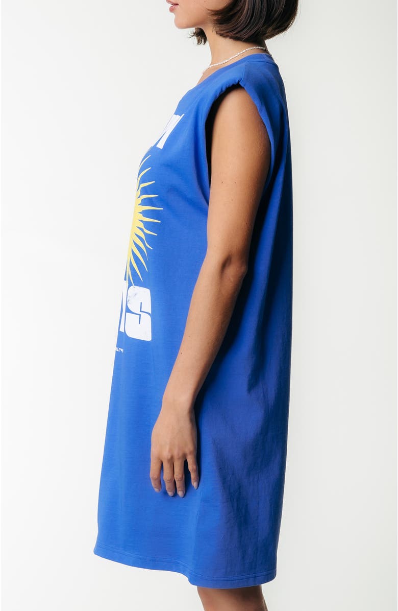 Colourful Rebel Sunny Days Padded Dress SL, Alternate, color, Blue