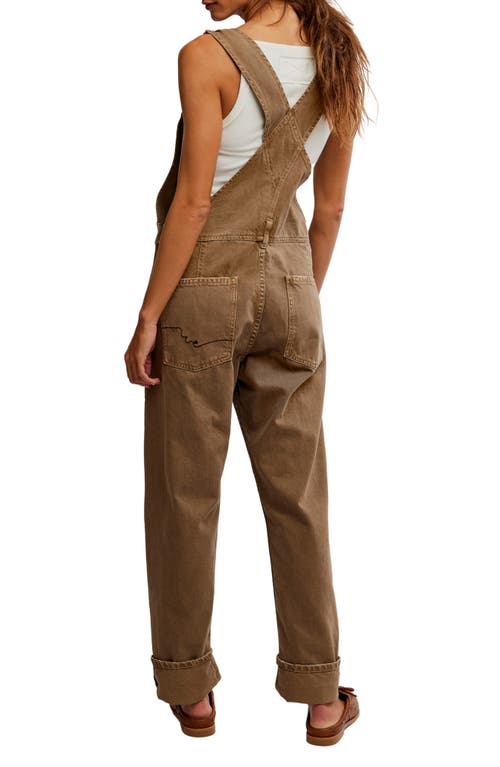 Free People X We The Free Ziggy Denim Overall In Brown