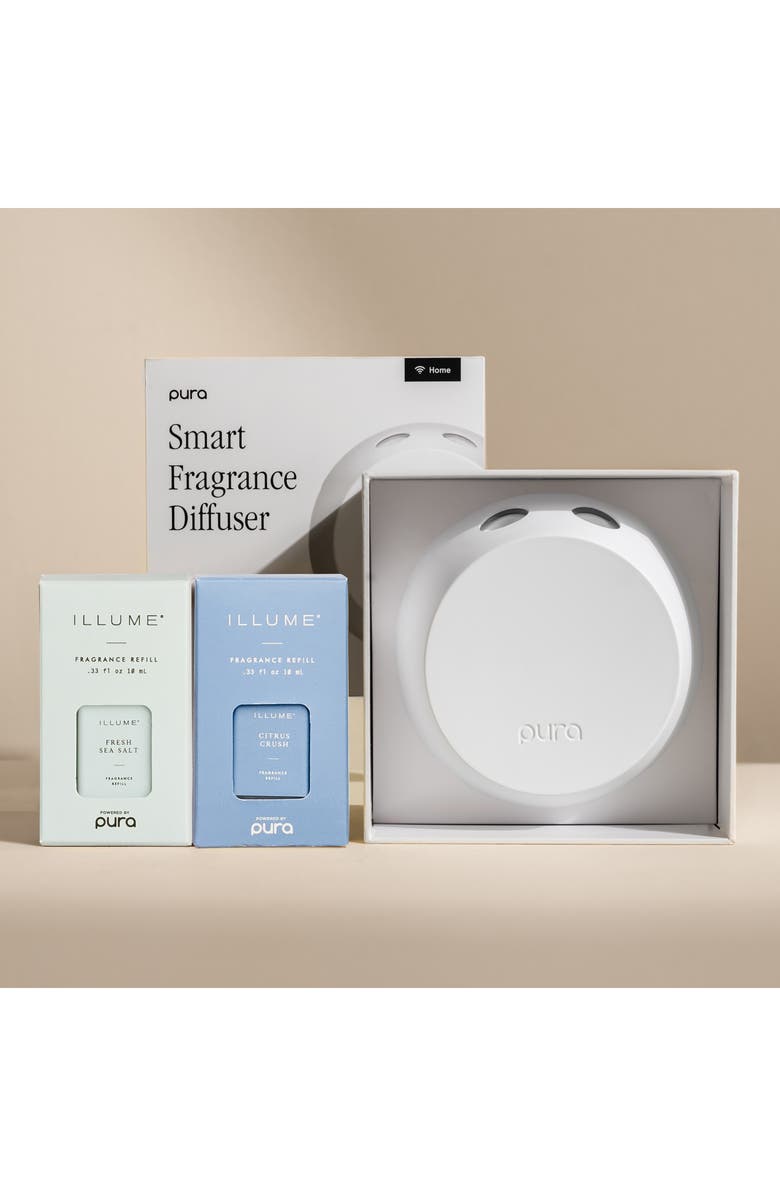 PURA Fresh Sea Salt & Citrus Crush Smart Diffuser & Fragrance Set, Alternate, color, 