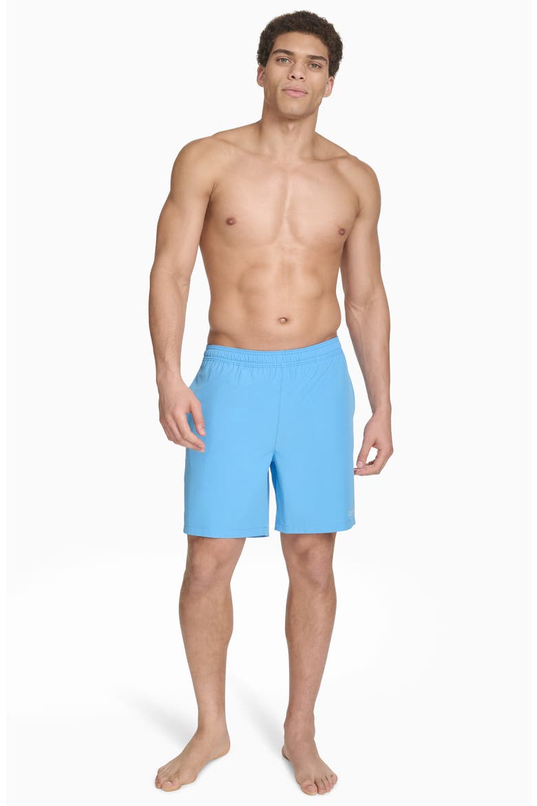 Hybrid Volley Stretch Swim Shorts, Alternate, color, LIGHT BLUE
