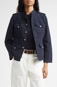 Nili Lotan Raymond Military Cotton Jacket