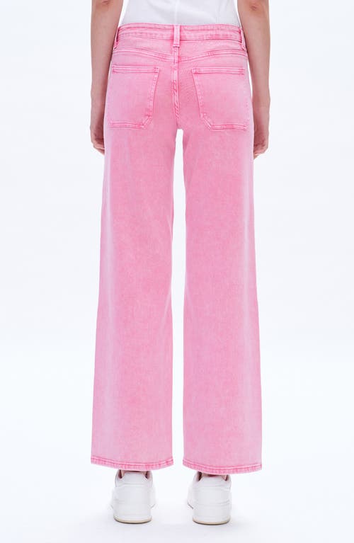 Bayeas Mid Rise Wide Leg Jeans In Pink