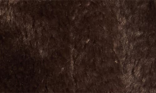 Elie Elie Tahari Faux Fur Snap Front Jacket In Brown