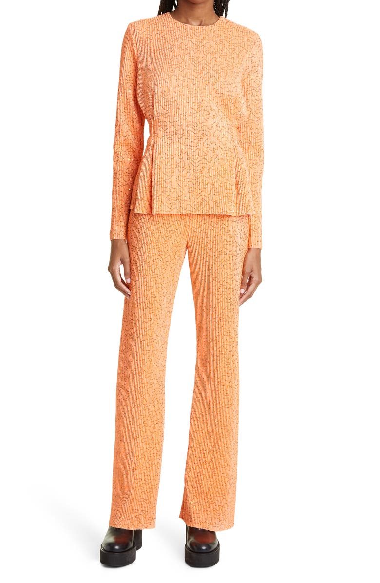 Stine Goya Markus Sequin Pull-On Pants, Alternate, color, 