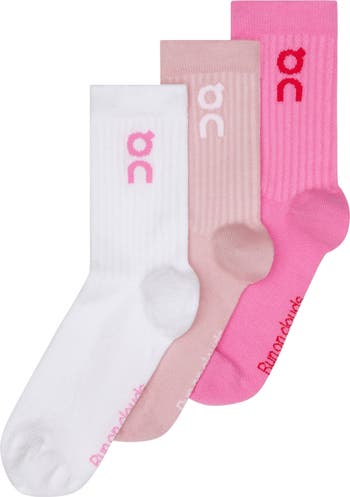 3-Pack Logo Quarter Socks