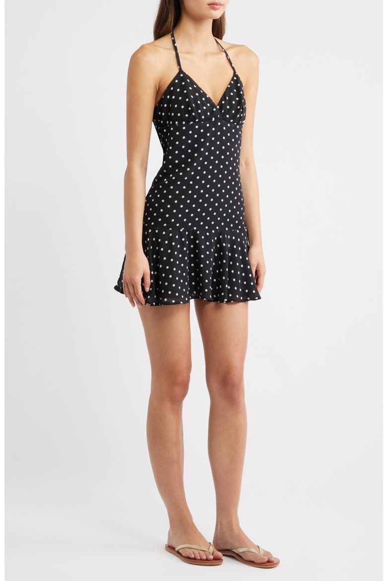 Gracie Polka Dot Minidress, Alternate, color, POLKA DOT
