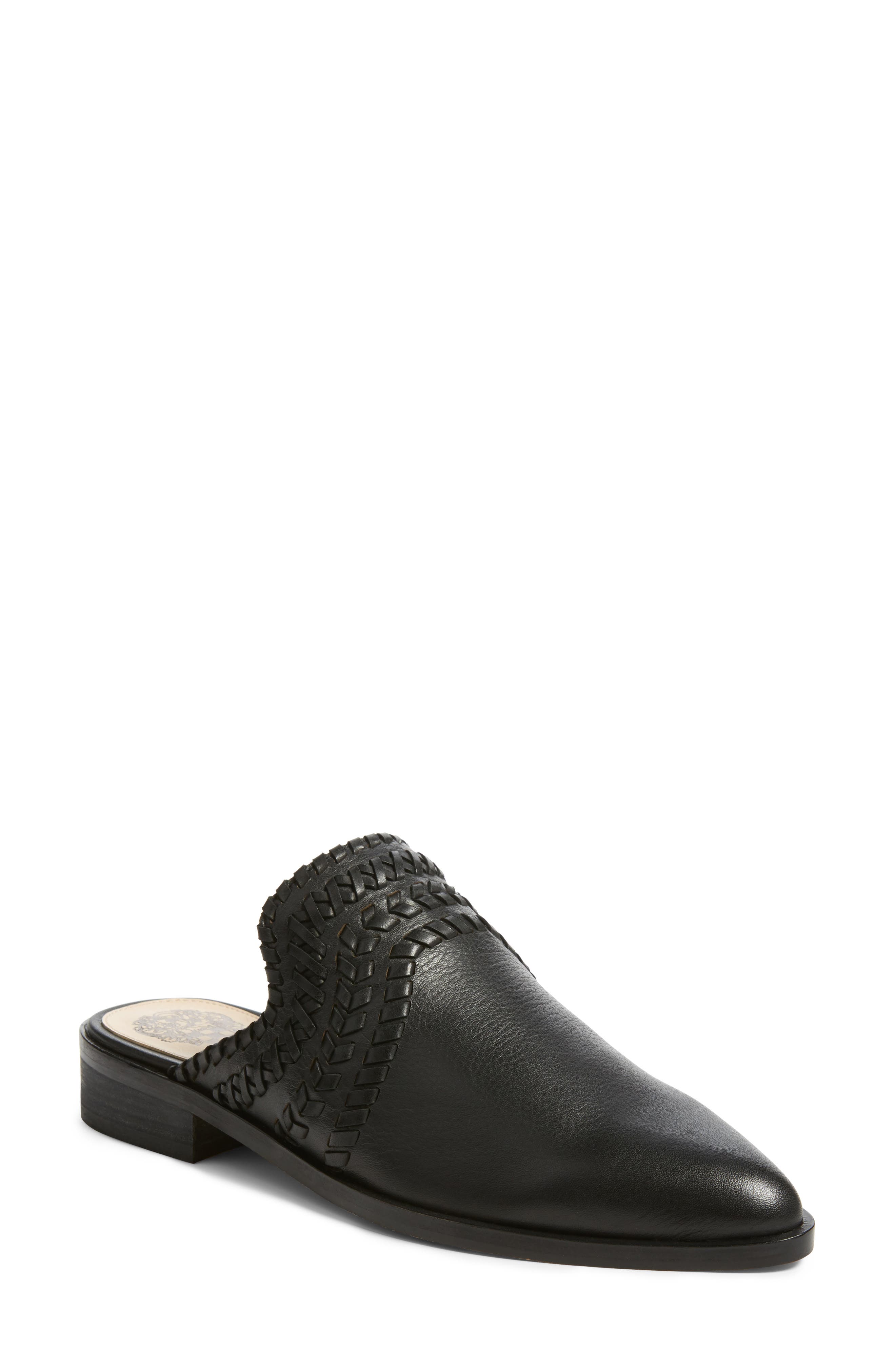 Sona Mule, Main, color, BLACK LEATHER