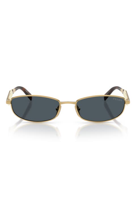 55mm Oval Sunglasses