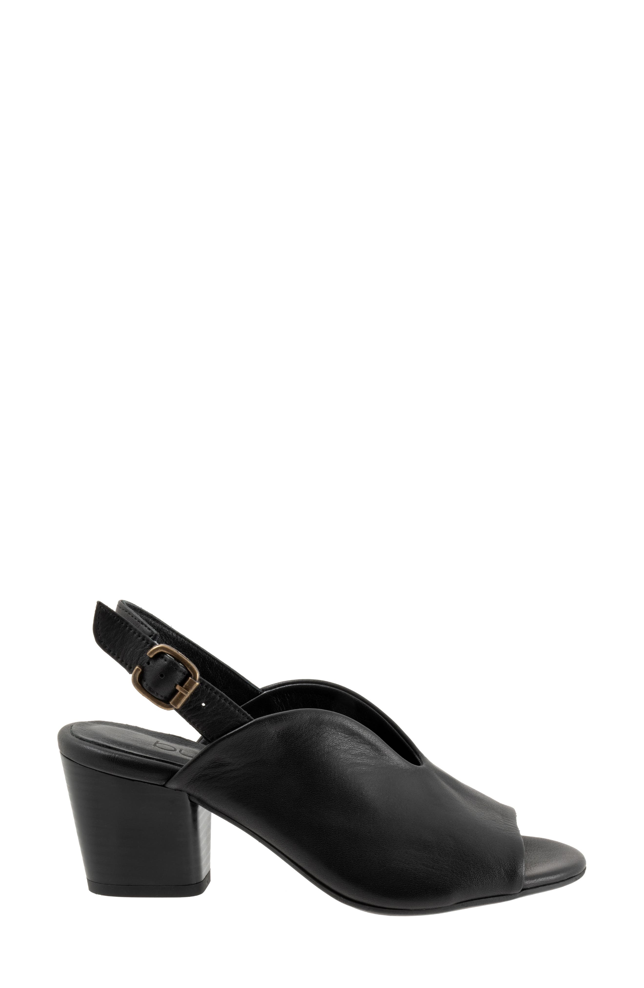 Bueno Clare Slingback Sandal, Alternate, color, Black