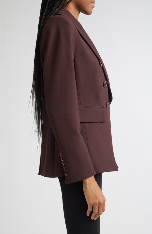 Veronica Beard Miller Dickey Jacket In Burgundy