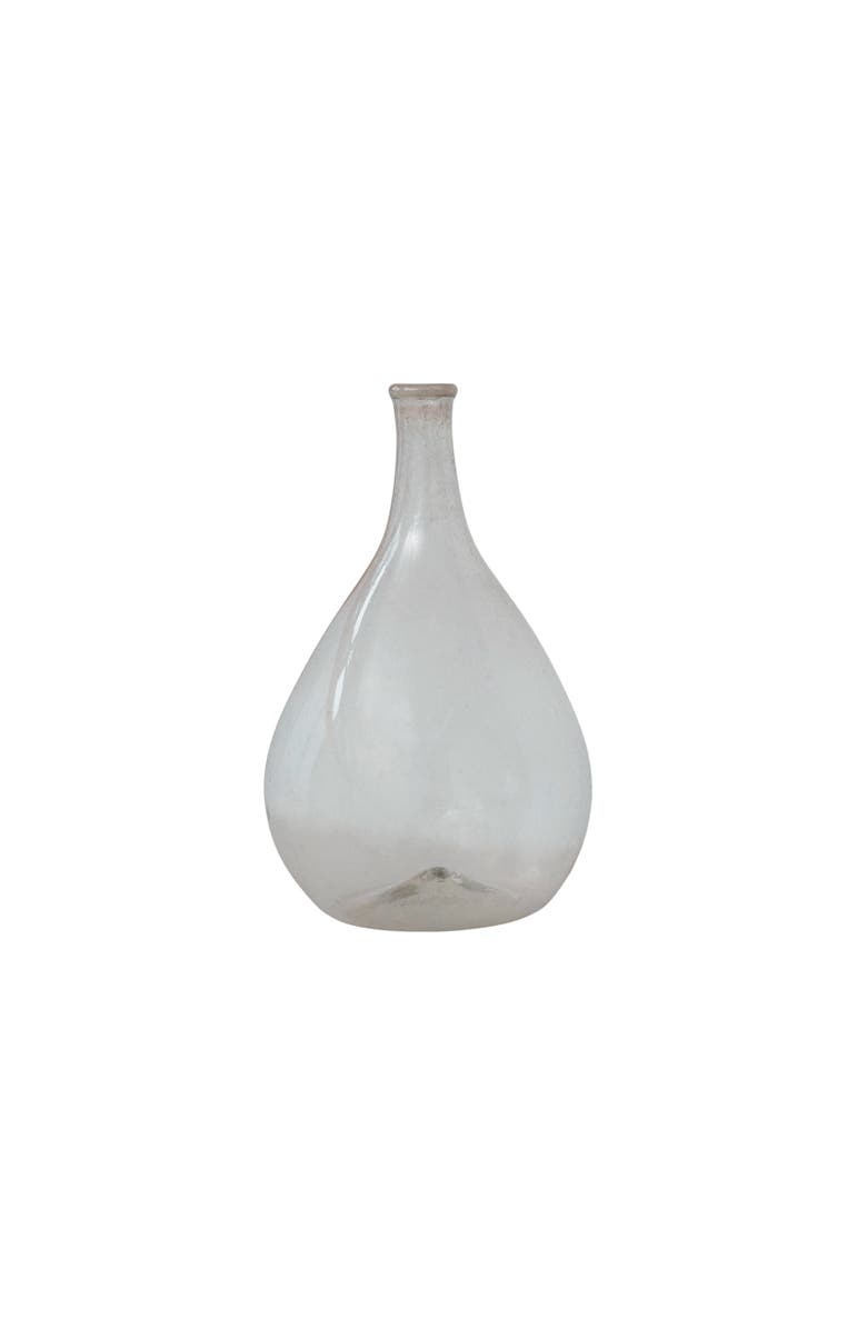Storied Home Bottle Vase, Main, color, Clear