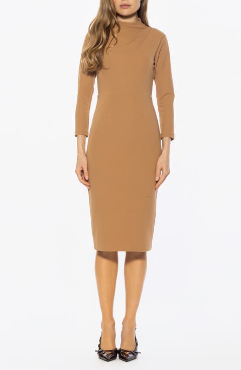 Mika Long Sleeve Midi Dress