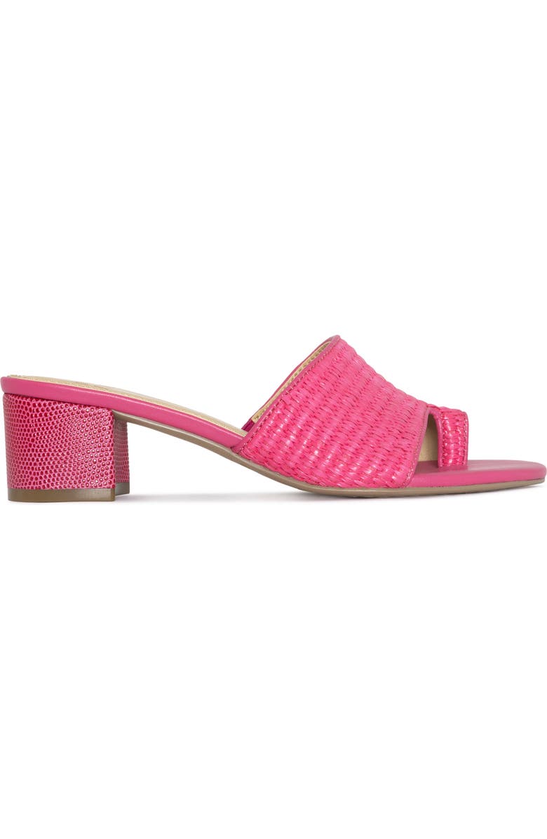 Donald Pliner Naia Embossed Slide Sandal, Alternate, color, Magenta