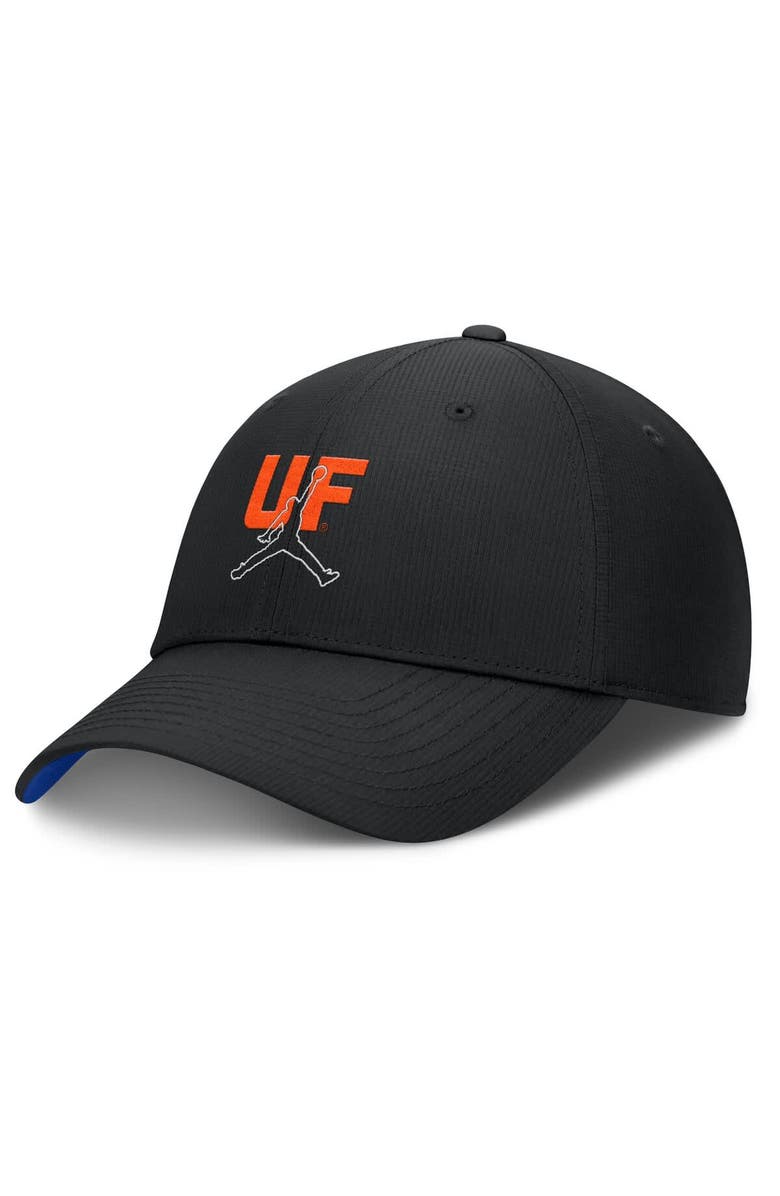 Jordan Brand Men's Jordan Brand Black Florida Gators Club Prep Performance Adjustable Hat, Main, color, 