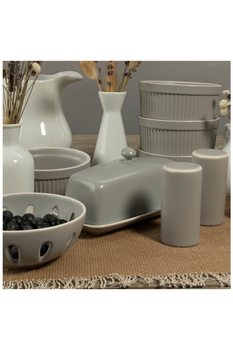 7-Piece Stoneware Tabletop Set, Alternate, color, STONE